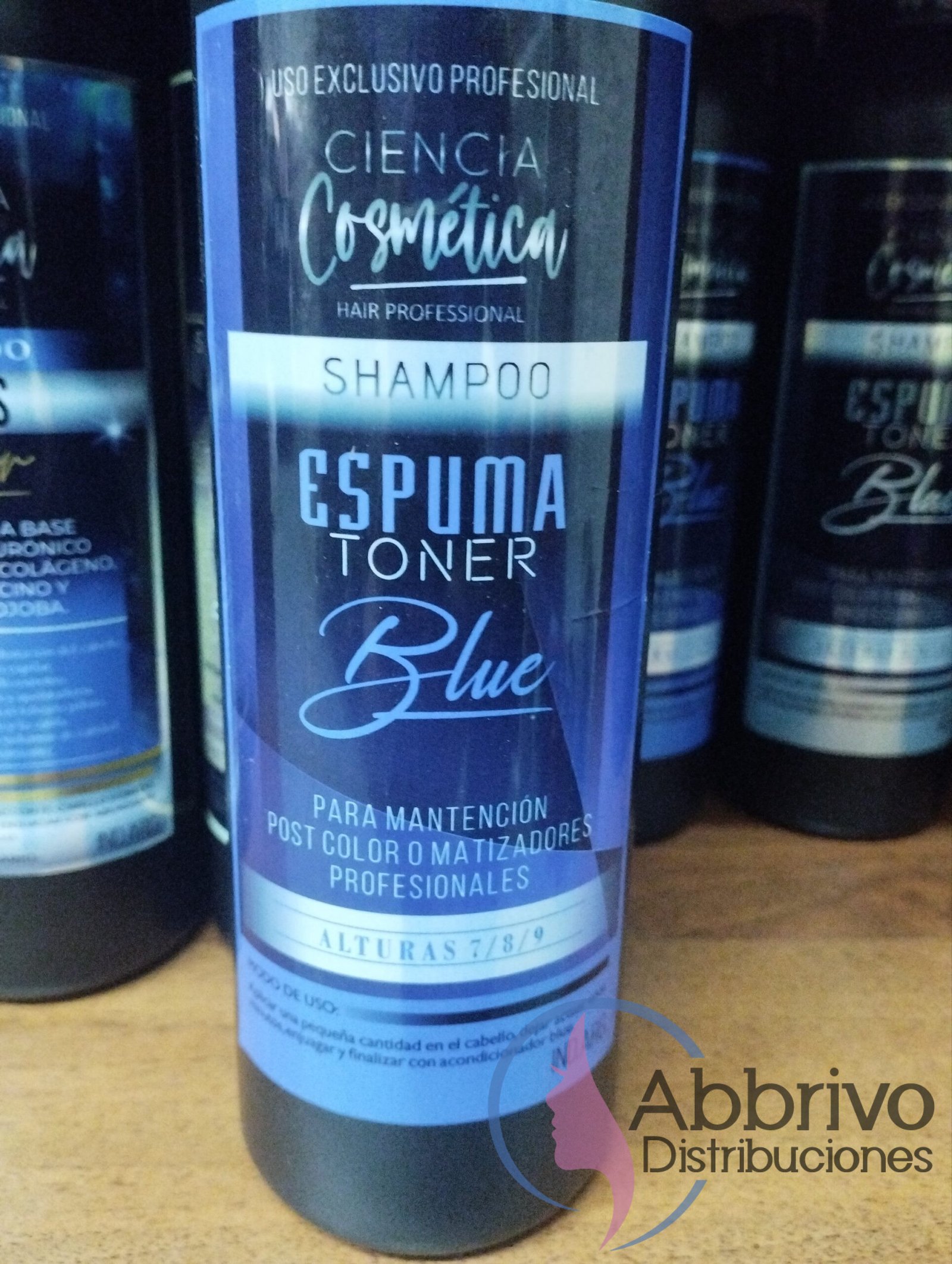 Shampoo Matizador Azul 500 ml. Ciencia Cosmetica