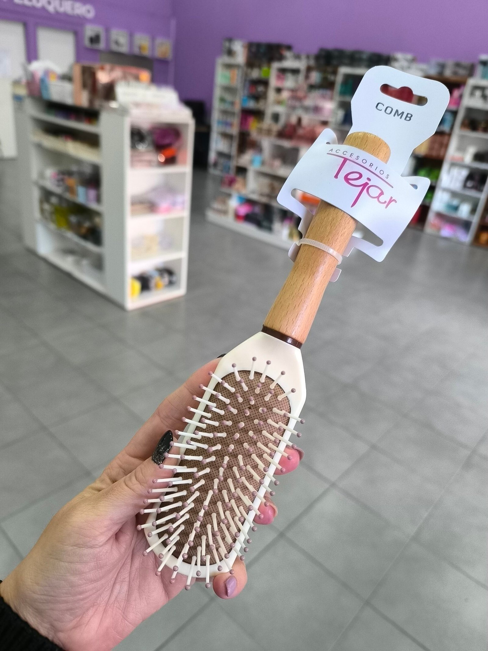 Cepillo para pelo Rectangular Neumático Tejar C466